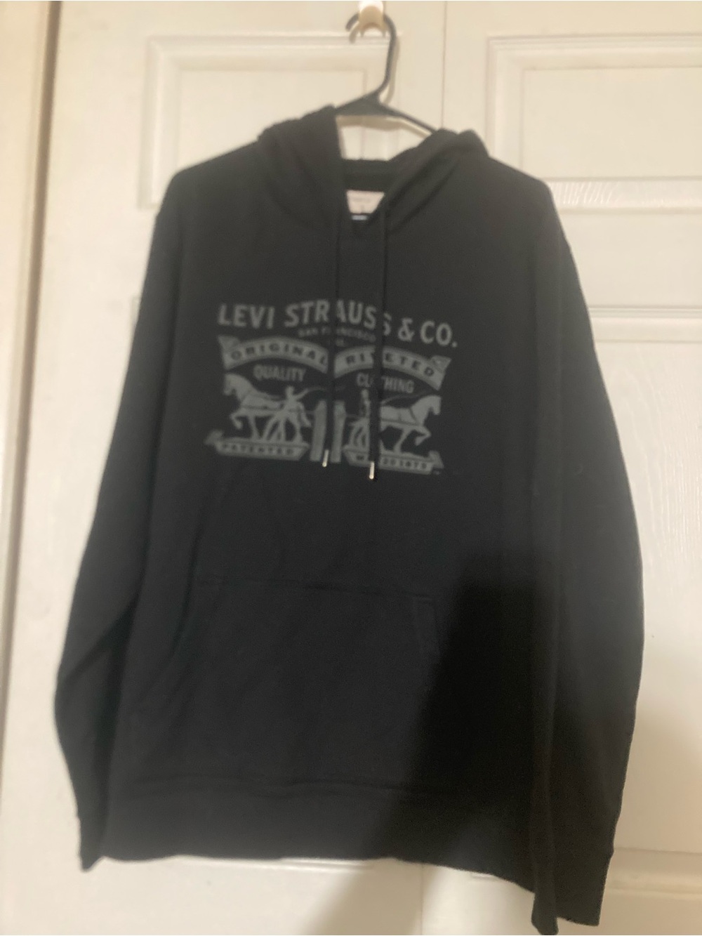 Levi's Men's Black Logo Hoodie XL